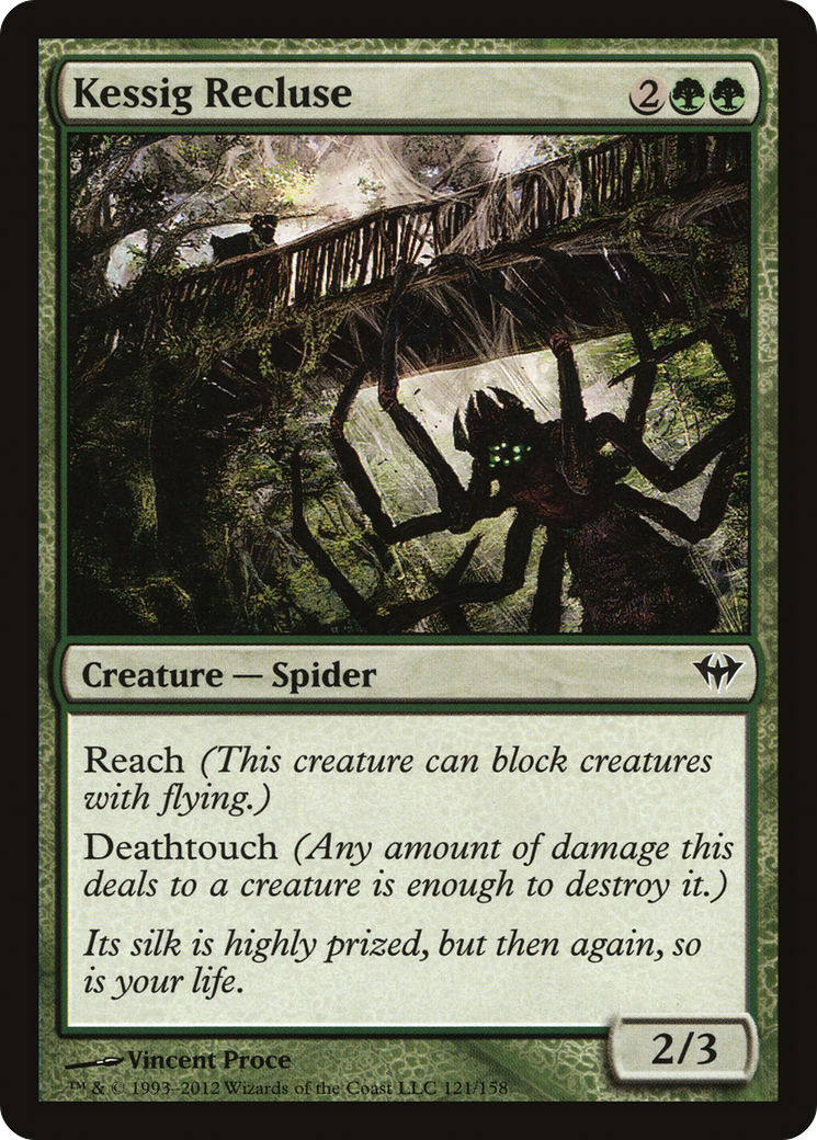 Kessig Recluse [Dark Ascension] Foil
