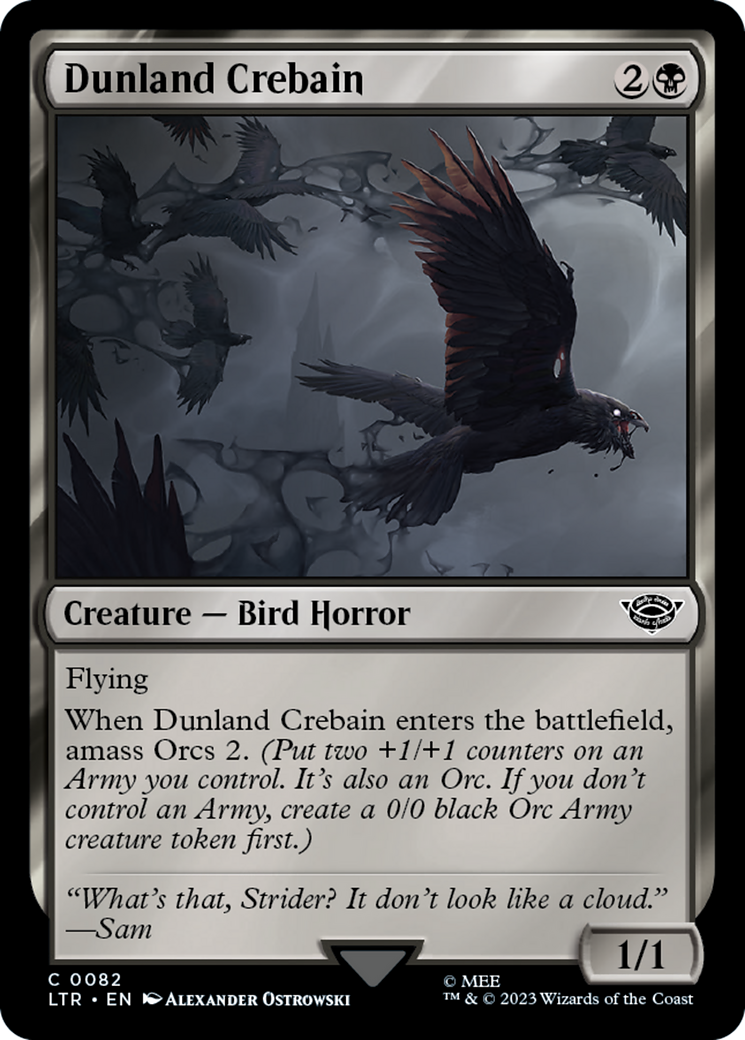 Dunland Crebain [The Lord of the Rings: Tales of Middle-Earth] Foil