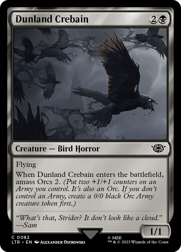 Dunland Crebain [The Lord of the Rings: Tales of Middle-Earth] Foil