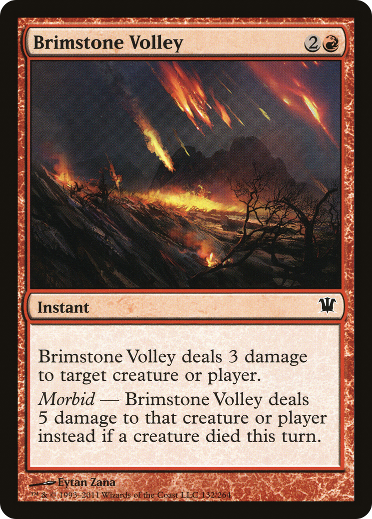 Brimstone Volley [Innistrad] Foil