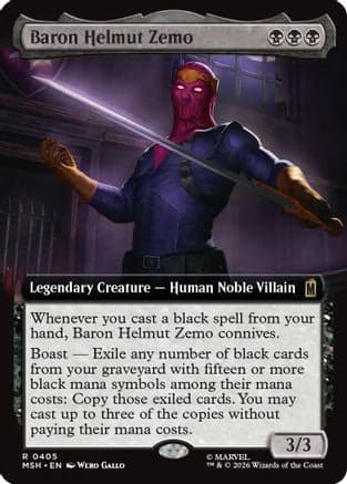 Baron Helmut Zemo (Extended Art) |  Foil (405) [Marvel Super Heroes]