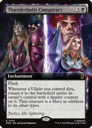 Thunderbolts Conspiracy (Extended Art) |  Foil (410) [Marvel Super Heroes]