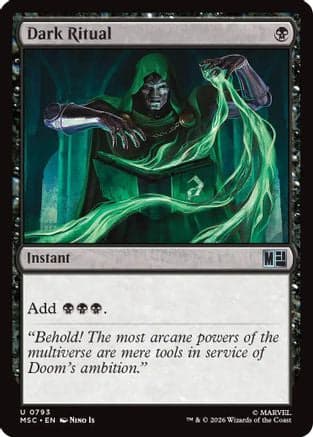 Dark Ritual |  Foil (793) [Commander: Marvel Super Heroes]
