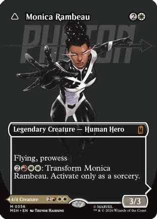 Monica Rambeau (Borderless) (0356) |  Foil (356) [Marvel Super Heroes]