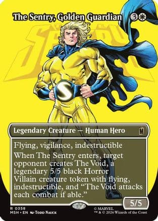 The Sentry, Golden Guardian (Borderless) |  Foil (358) [Marvel Super Heroes]