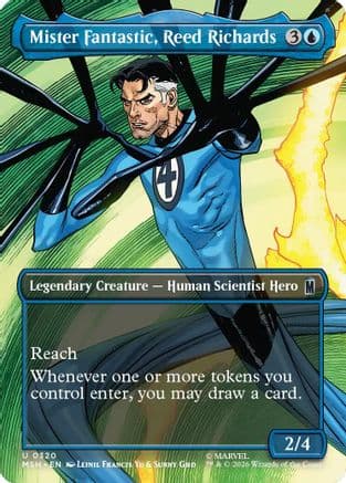 Mister Fantastic, Reed Richards (Borderless) |  (320) [Marvel Super Heroes]