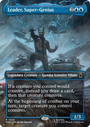 Leader, Super-Genius (Borderless) |  Foil (330) [Marvel Super Heroes]