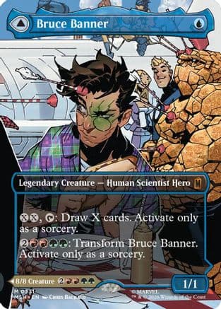 Bruce Banner(Borderless) (0331) |  Foil (331) [Marvel Super Heroes]