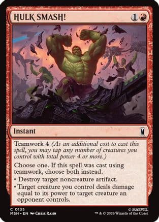 HULK SMASH! |  Foil (135) [Marvel Super Heroes]