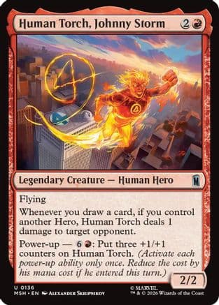 Human Torch, Johnny Storm |  (136) [Marvel Super Heroes]