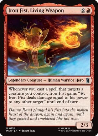 Iron Fist, Living Weapon |  Foil (138) [Marvel Super Heroes]