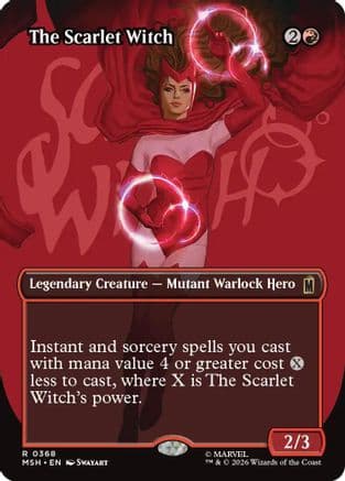 The Scarlet Witch (Borderless) |  Foil (368) [Marvel Super Heroes]