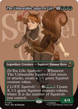 The Unbeatable Squirrel Girl (Borderless) |  (371) [Marvel Super Heroes]
