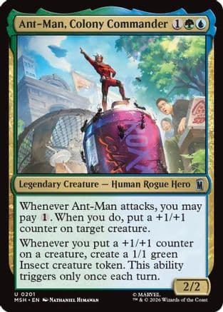 Ant-Man, Colony Commander |  Foil (201) [Marvel Super Heroes]