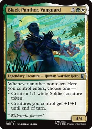 Black Panther, Vanguard |  (207) [Marvel Super Heroes]