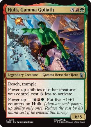 Hulk, Gamma Goliath |  Foil (215) [Marvel Super Heroes]