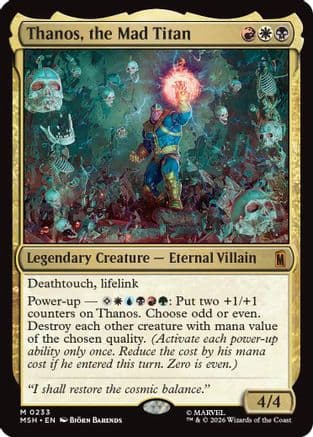 Thanos, the Mad Titan |  Foil (233) [Marvel Super Heroes]