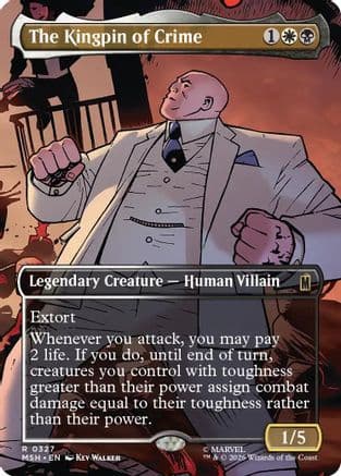 The Kingpin of Crime (Borderless) (0327) |  Foil (327) [Marvel Super Heroes]