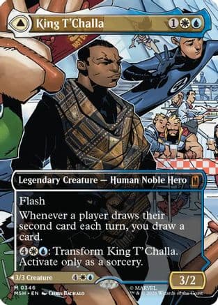 King T'Challa (Borderless) (0346) |  (346) [Marvel Super Heroes]