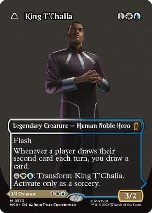King T'Challa (Borderless) (0373) |  (373) [Marvel Super Heroes]
