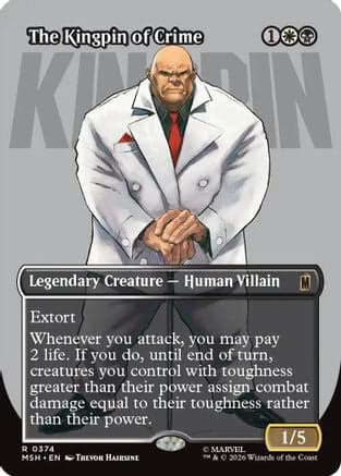The Kingpin of Crime (Borderless) (0374) |  Foil (374) [Marvel Super Heroes]