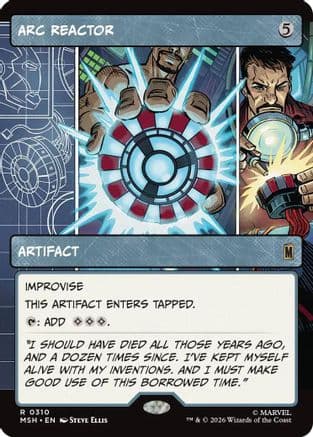 Arc Reactor (Borderless) |  Foil (310) [Marvel Super Heroes]