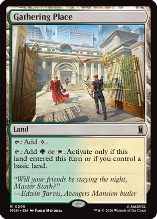 Gathering Place |  Foil (266) [Marvel Super Heroes]