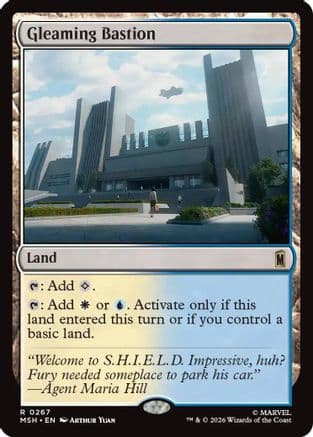 Gleaming Bastion |  Foil (267) [Marvel Super Heroes]