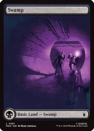 Swamp (0281) |  Foil (281) [Marvel Super Heroes]