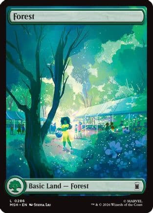 Forest (0286) |  Foil (286) [Marvel Super Heroes]