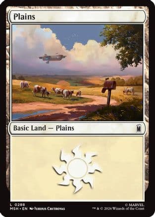Plains (0288) |  Foil (288) [Marvel Super Heroes]