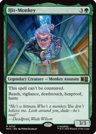 Hit-Monkey |  Foil (723) [Commander: Marvel Super Heroes]