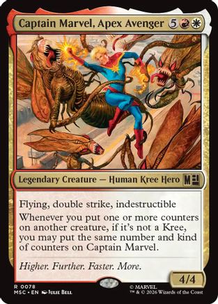 Captain Marvel, Apex Avenger |  (078) [Commander: Marvel Super Heroes]