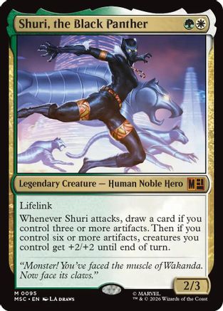 Shuri, the Black Panther |  (095) [Commander: Marvel Super Heroes]
