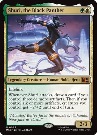 Shuri, the Black Panther |  (095) [Commander: Marvel Super Heroes]
