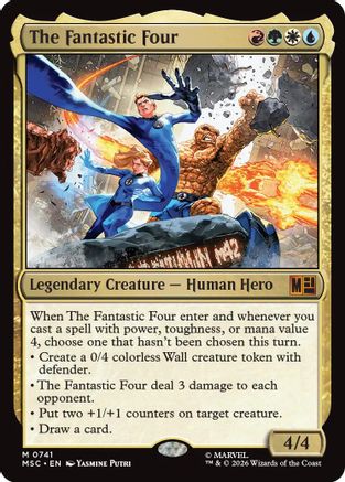 The Fantastic Four |  (741) [Commander: Marvel Super Heroes]