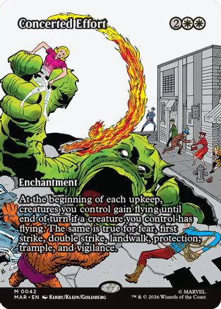 Concerted Effort (Borderless) |  (042) [Marvel Universe Eternal-Legal]