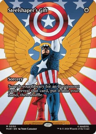 Steelshaper's Gift (Borderless) |  Foil (050) [Marvel Universe Eternal-Legal]