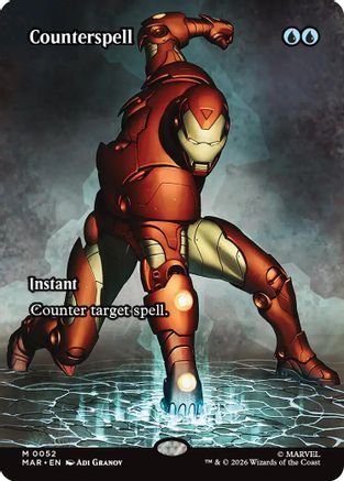 Counterspell (Borderless) (0052) |  (052) [Marvel Universe Eternal-Legal]
