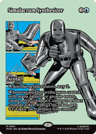 Simulacrum Synthesizer (Borderless) |  (061) [Marvel Universe Eternal-Legal]