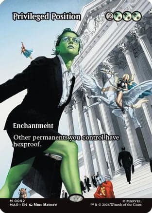 Privileged Position (Borderless) |  (092) [Marvel Universe Eternal-Legal]