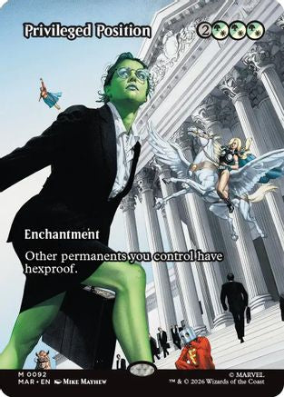 Privileged Position (Borderless) |  (092) [Marvel Universe Eternal-Legal]