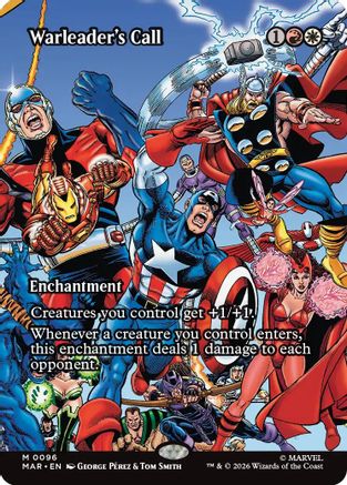 Warleader's Call (Borderless) |  (096) [Marvel Universe Eternal-Legal]
