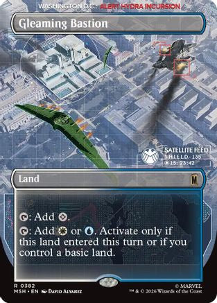 Gleaming Bastion (Borderless) |  Foil (382) [Marvel Super Heroes]