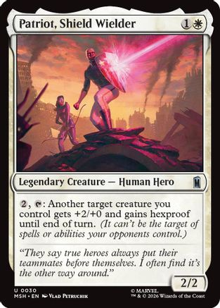 Patriot, Shield Wielder |  Foil (030) [Marvel Super Heroes]