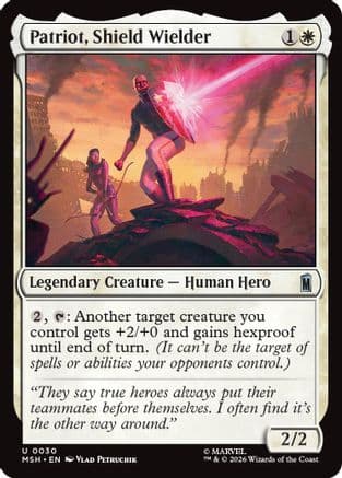 Patriot, Shield Wielder |  Foil (030) [Marvel Super Heroes]
