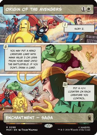 Origin of the Avengers (Borderless) |  (298) [Marvel Super Heroes]