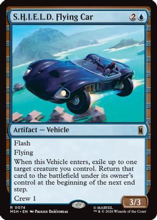 S.H.I.E.L.D. Flying Car |  (074) [Marvel Super Heroes]