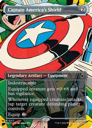 Captain America's Shield (Borderless) (0317) |  (317) [Marvel Super Heroes]