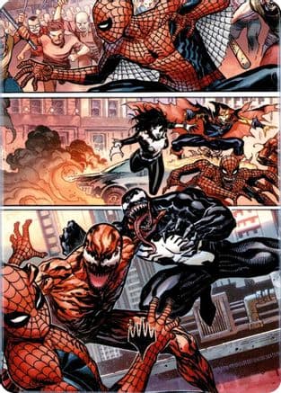 Maximum Carnage Art Card (Gold-Stamped Planeswalker Symbol) |  (046) [Art Series: Marvel's Spider-Man]